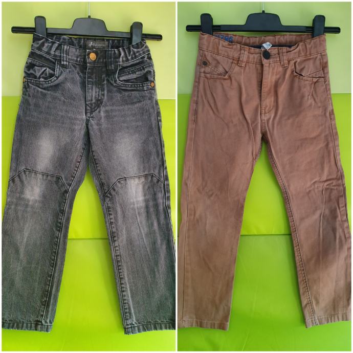 Dolge fantovske jeans hlače IDEXE, C&A vel. 7-8 let, št. 128
