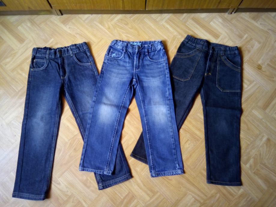 Fantovske jeans hlače - kavbojke št. 110 /116