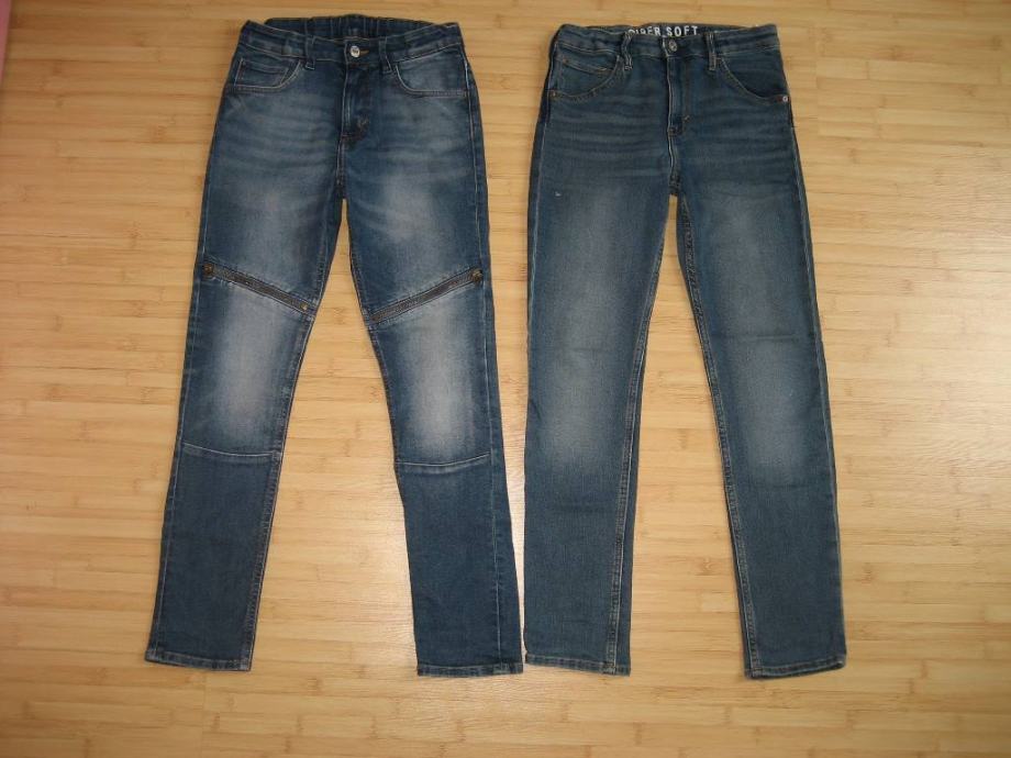 Fantovske kavbojke HM, jeans hlače H&M št. 158