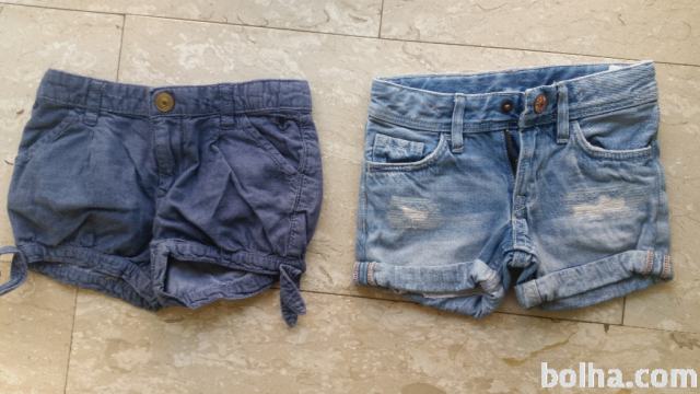 Kratke hlace jeans za deklice st. 98