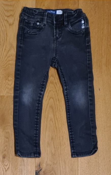 OKAIDI jeans hlače 104, temno sive