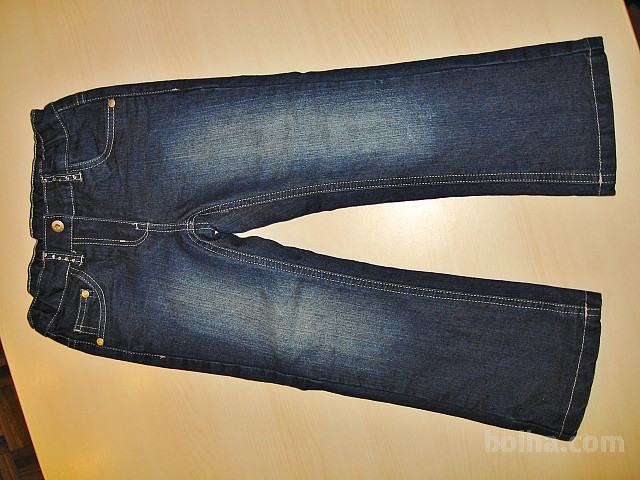 Otroške jeans termo hlače št.110