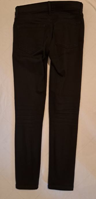 Črne hlače, videz jeans, 24 skinny-XS, 34 Banana Republic, 2x oblečene