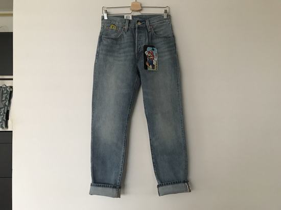 Levi's x Super Mario 501 cropped jeans, 27x26