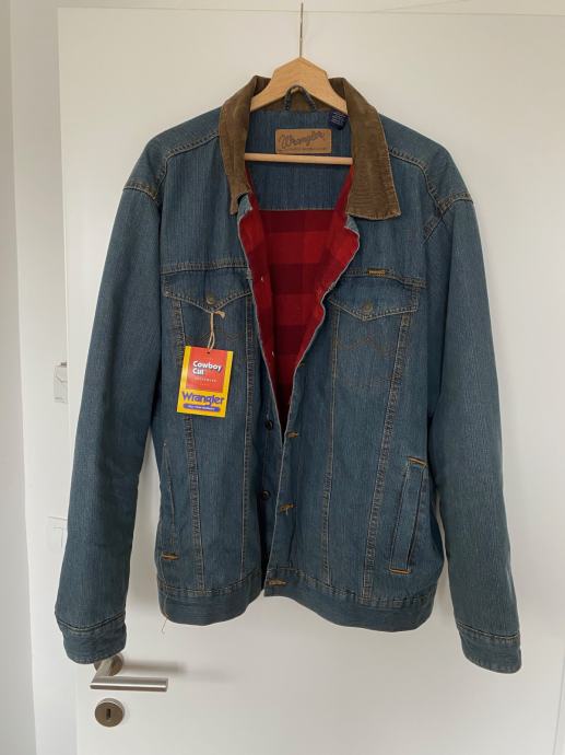 Wrangler Blanket Lined Rustic Denim Jacket