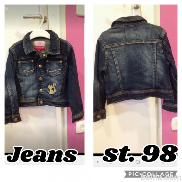 Jeans jaknica st. 98 (3 leta)