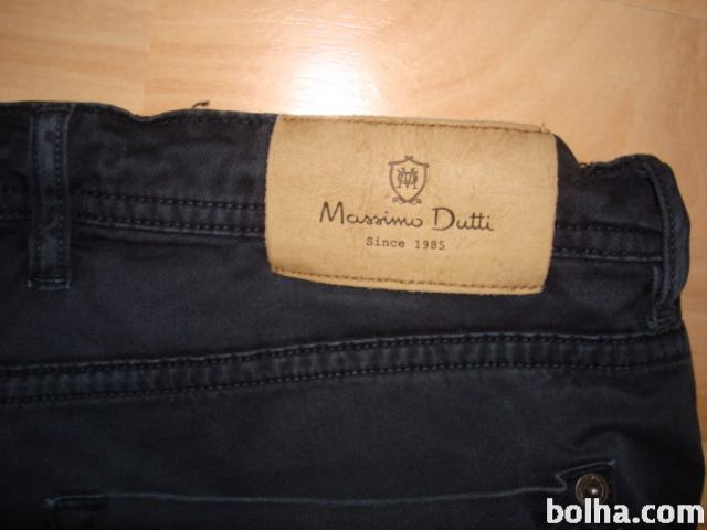 Jeans Massimo Dutti 42 temno modre straight fit