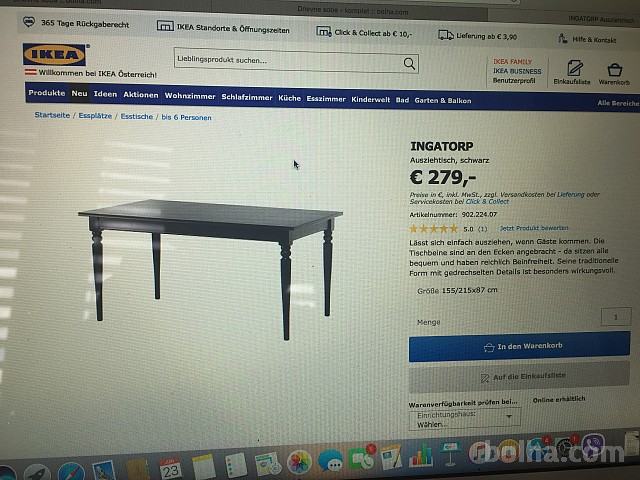 IKEA jedilna miza INGATORP