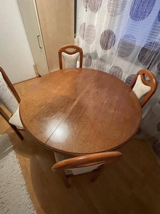 miza+4 stoli