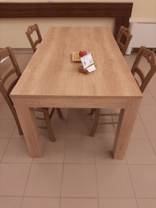 raztegljiva jedilna miza 180+50/90cm
