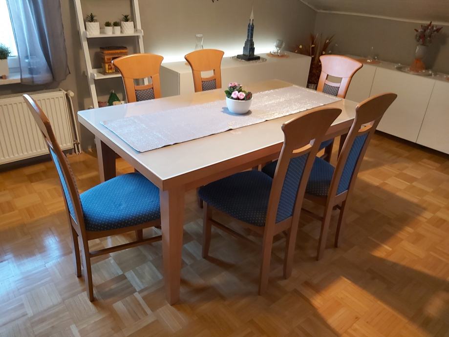 Jedilnica (miza + 6 stolov)