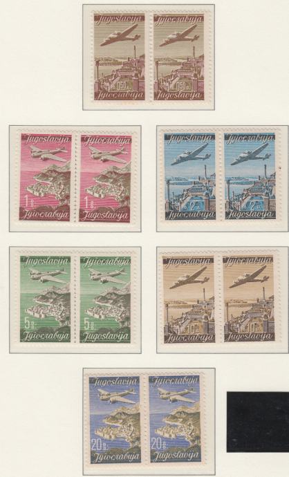 Jugoslavija 1947 - letalska pošta - pari, ** (MNH)