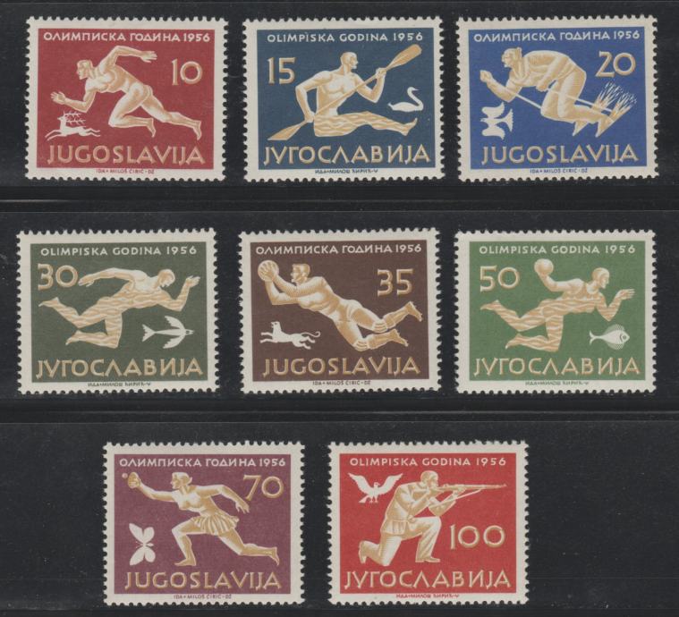 Jugoslavija leto 1956 - XVI OLIMPIJADA V MELBURNU (AUSTRALIJA)