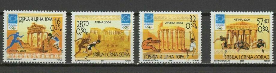 Jugoslavija / Srbija 2004 ☀ Olimpijske igre v Atenah