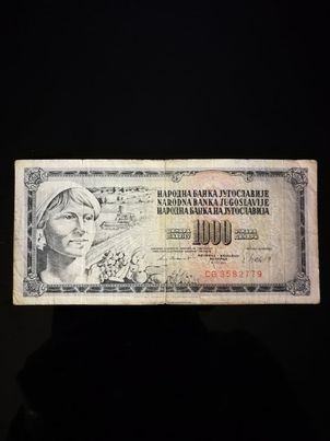 Jugoslavija 1000 dinarjev 1981