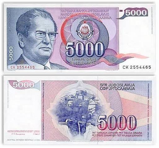 Jugoslovanski bankovci