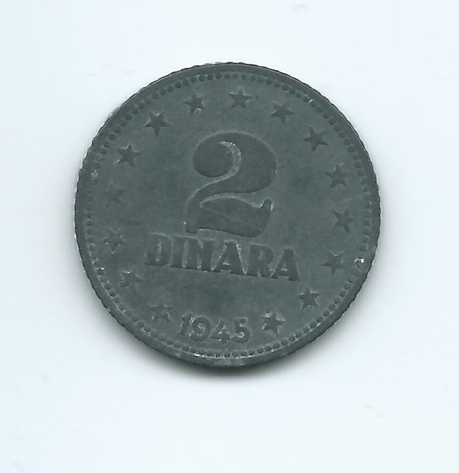 2 dinarja 1945