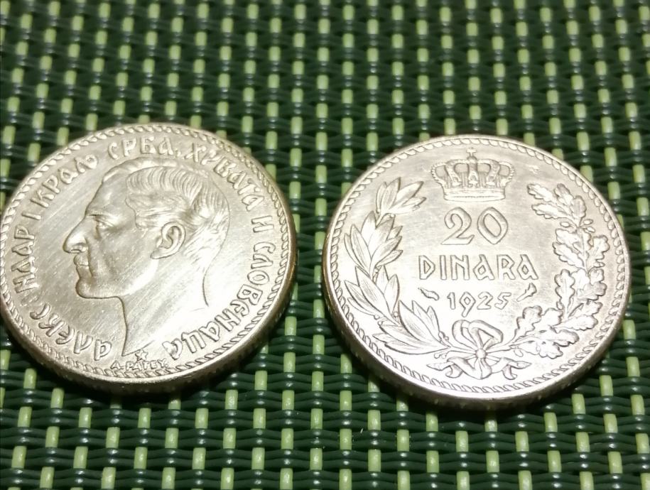 20 dinara Kraljevina Jugoslavija