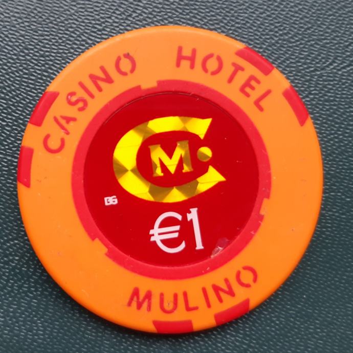 Žeton Casino MULINO 1 EUR