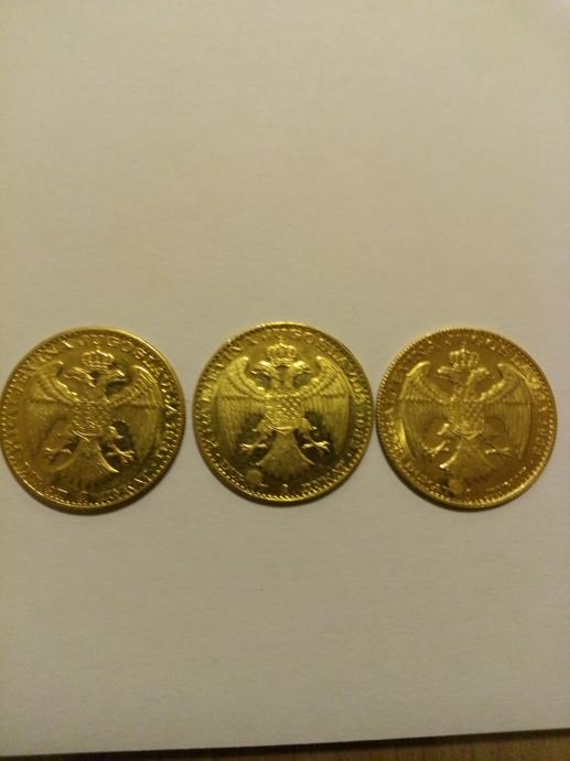 Zlatnik- zlati dukati kralja Aleksandra SHS