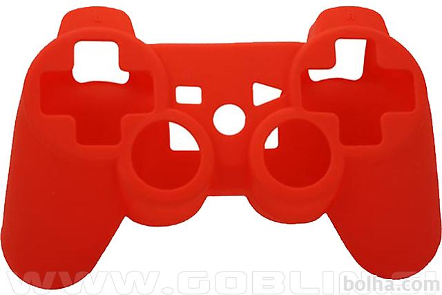 PS3 DualShock 3 silikonska prevleka, rdeča