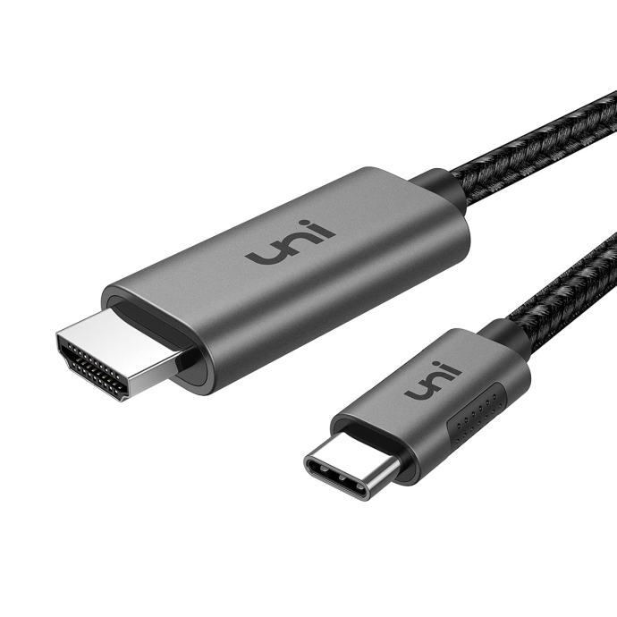 Kabel uni USB-C na HDMI (4K@60Hz) (Thunderbolt 3 kompatiblen) - 1 m