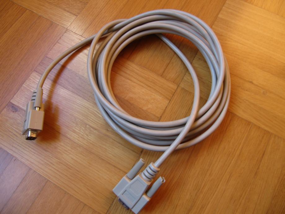 RS232 D-SUB kabel, 9 PIN, moški - ženski