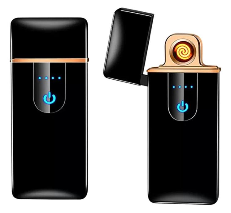 Akumulatorski USB električni žepni vžigalnik z žarilno nitko