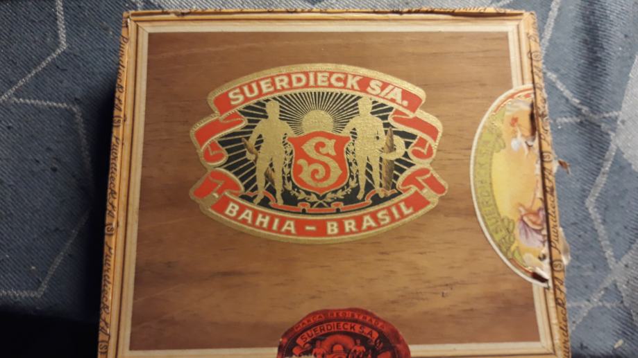 ??katla od cigar SUERDIECK S/A. BAHIA BRASIL, kubanske cigare