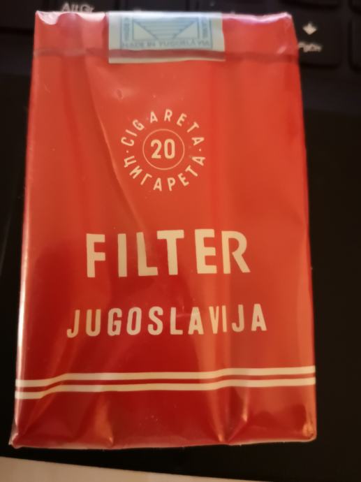Škatla Cigaret Retro Original FILTER JUGOSLAVIJA