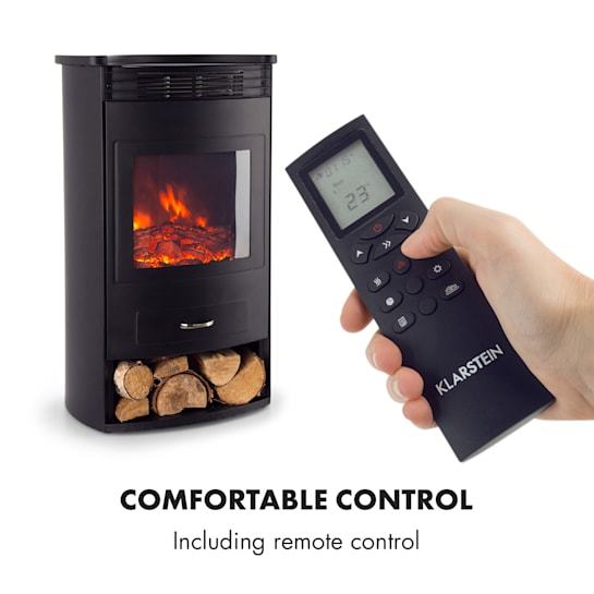 Klarstein Bormio Smart, električni kamin, 950/1900W, termometer, teden