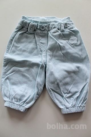 Otroške žametne zimske hlače za fantka velikost 56