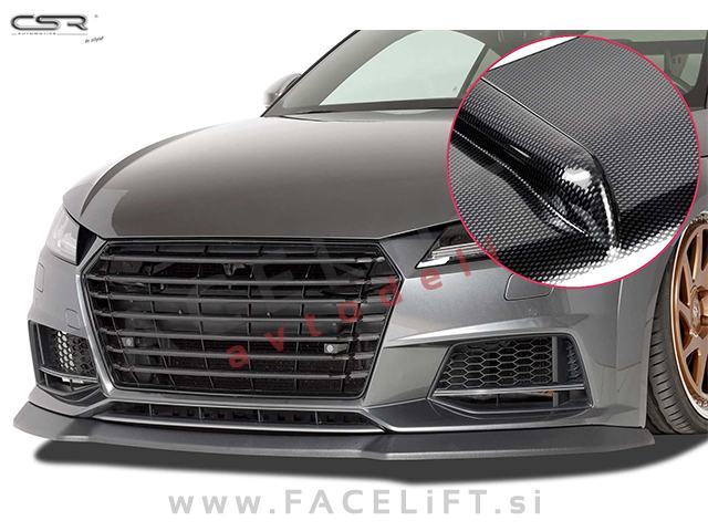 Audi TT / 8S (14- ) / podaljšek sprednjega odbijača / karbon (sijaj)