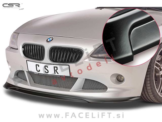 BMW Z4 / E85 E86 (02-08) / podaljšek sprednjega odbijača / črni (mat)