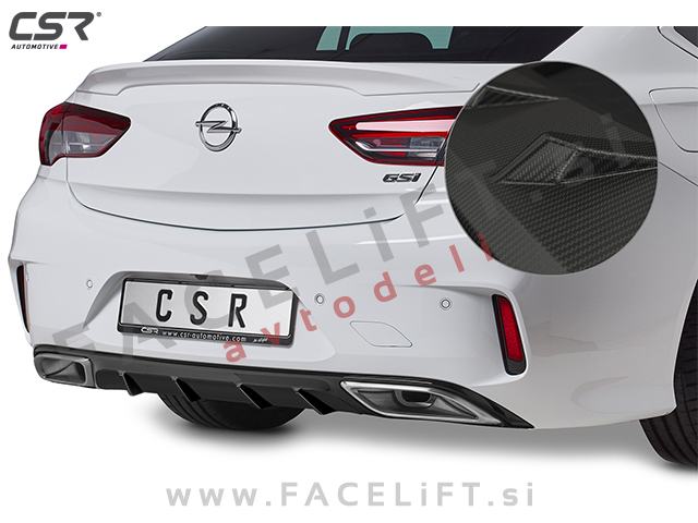 Opel Insignia B GSI 17- difuzor karbon (mat)