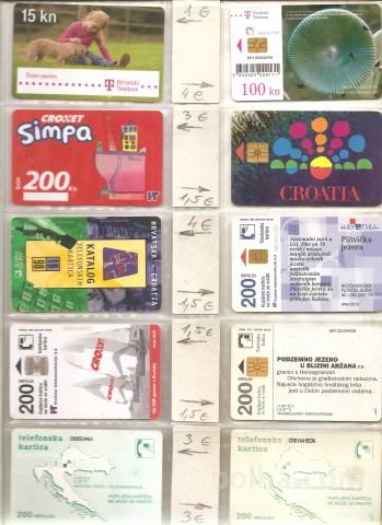 Hrvaške telefonske kartice 7