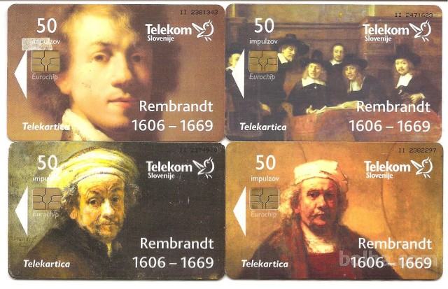 SLO telefonske kartice - Rembrandt