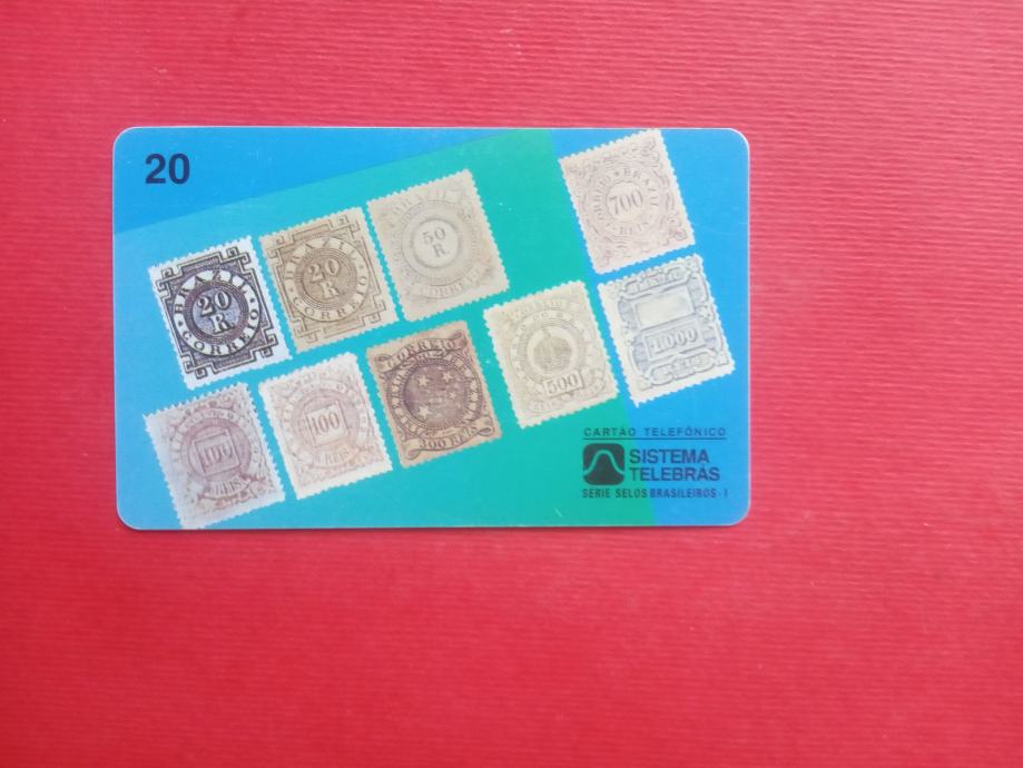 Telefonska kartica 20 imp.Brasil.Old stamps