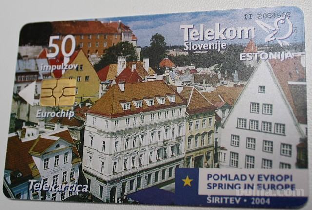Telefonska kartica - Pomlad v Evropi, širitev leta 2004