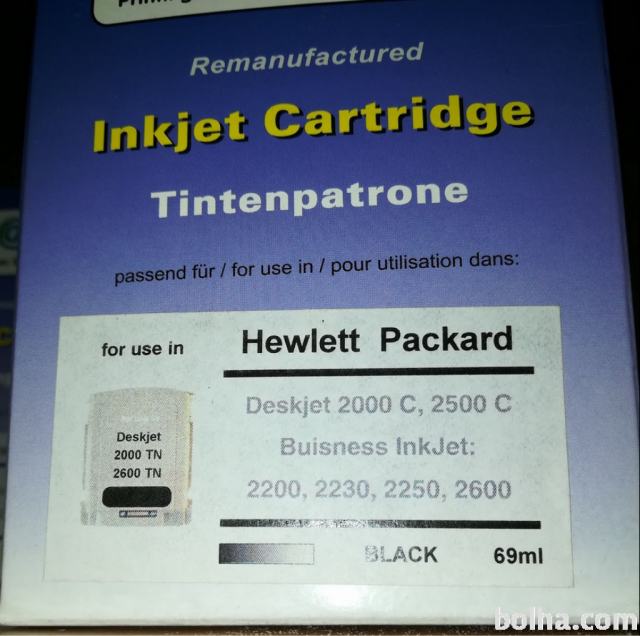 Kartuša ČRNA za tiskalnik HP Business Inkjet 2000 C / 2500 C