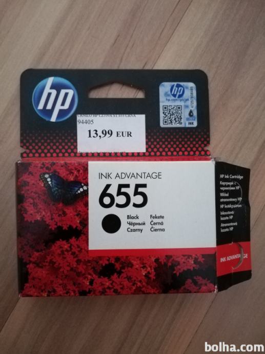 Kartuša za HP tiskalnik ink advantage 655 črna