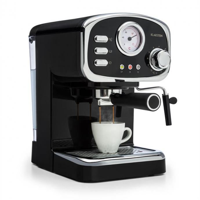 Klarstein Espressionata Gusto, espresso aparat za kavo, 1100 W, tlak 1