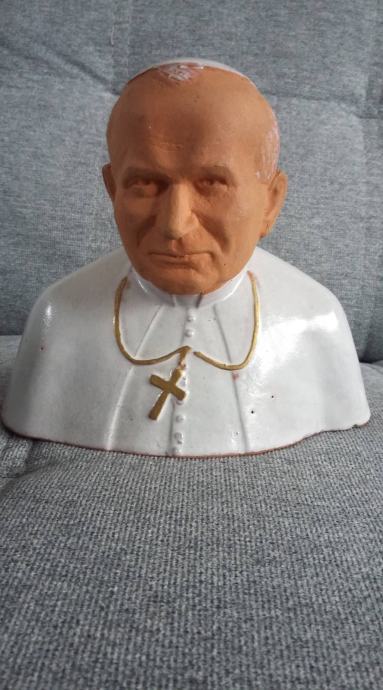 Kipec iz terakote - Janez Pavel II. - Jurič 1996