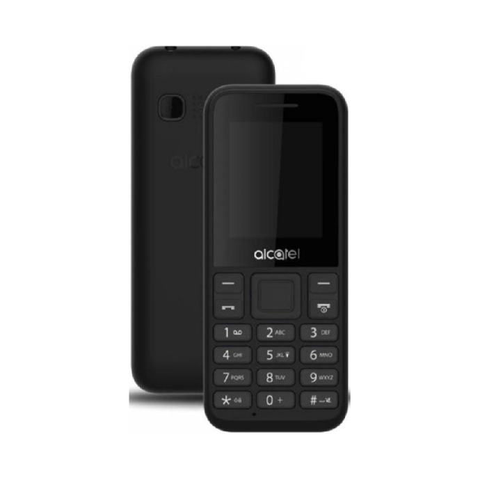 ALCATEL 1068D klasični mobilni telefon na tipke za starejše Črn