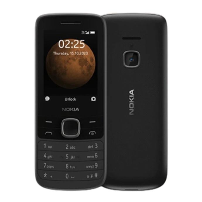 Nokia 225 4G Dual SIM črna - na tipke, rabljen 1 mesec