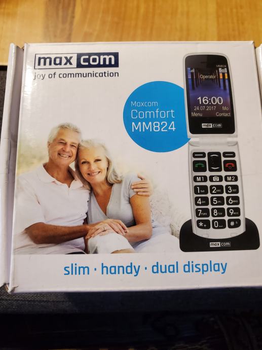Preklopni mobilni telefon Maxcom Comfort MM824