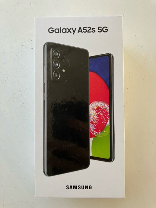Telefon Galaxy A52s 5G dengan desain yang elegan