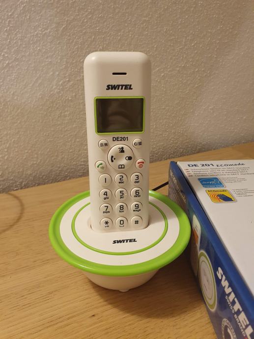 Stacionarni prenosni brezžični telefon SWITEL  DE201