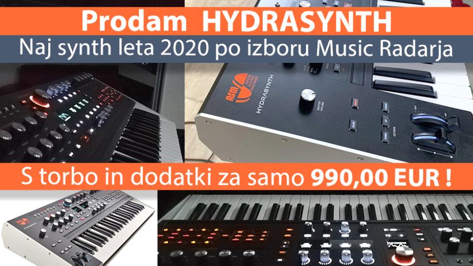 ASM Hydrasynth - Keyboard Synthesizer (s torbo in zvočnimi bankami)