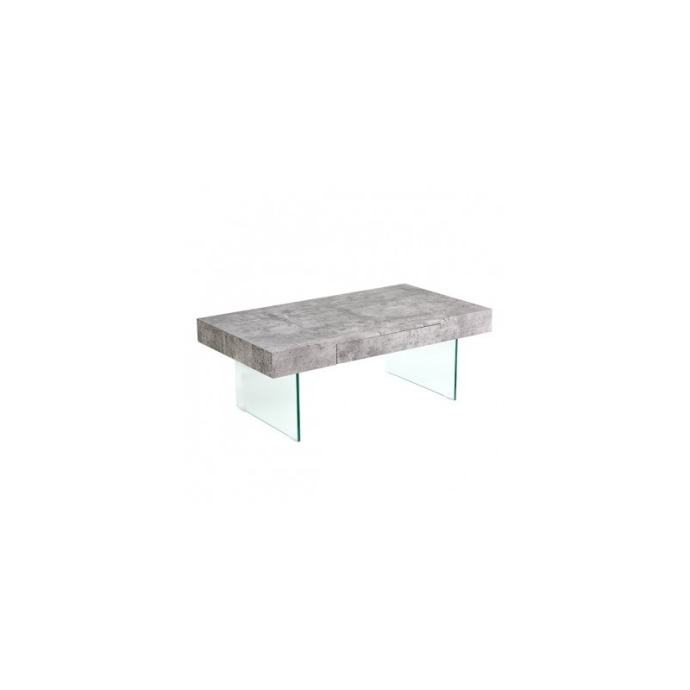Klubska miza ZONA bela + cement